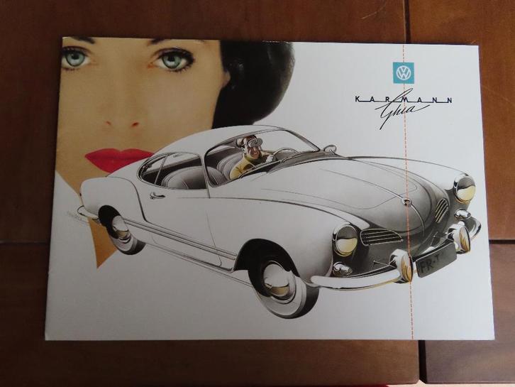 Folder Volkswagen Karmann Ghia 40 jaar jubileumuitgave 1995, Auto diversen, Handleidingen en Instructieboekjes, Ophalen of Verzenden