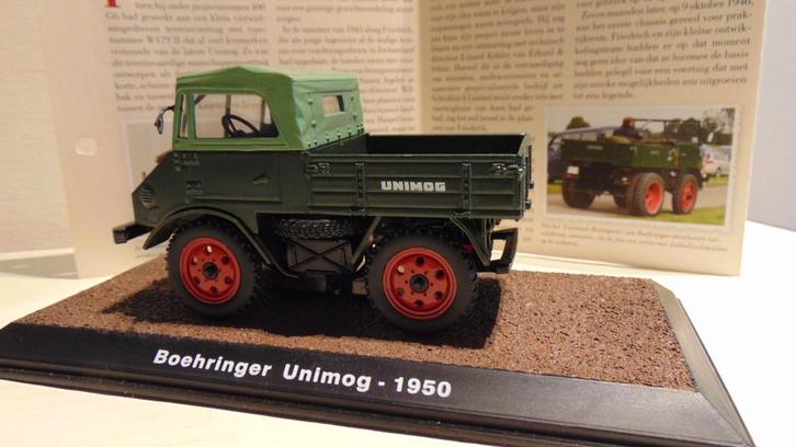 Model Tractor Boehringer Unimog - 1950 - 1/32, Hobby en Vrije tijd, Modelauto's | 1:32, Zo goed als nieuw, Tractor of Landbouw
