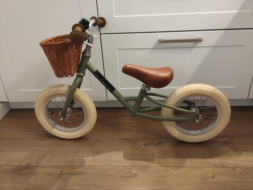 Veloretti mini tricycle Desert Moss, Ophalen, Zo goed als nieuw, Loopfiets