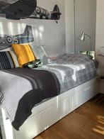 Brimnes uitschuifbed 80x200 + 2 lattenbodems, Ophalen, Eenpersoons, 80 cm, 200 cm