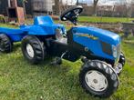 Speelgoed Tractor New Holland met Aanhanger, Ophalen, Gebruikt