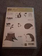 Stampin' Up! Hedgehugs stempelset, Ophalen of Verzenden, Zo goed als nieuw, Houten stempel