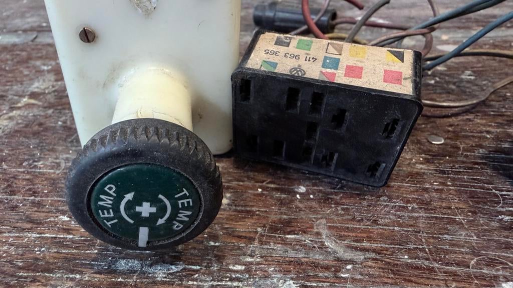 Volkswagen standkachel bediening T1,T2, T3, spijlbus, Ophalen of Verzenden, Gebruikt, Volkswagen