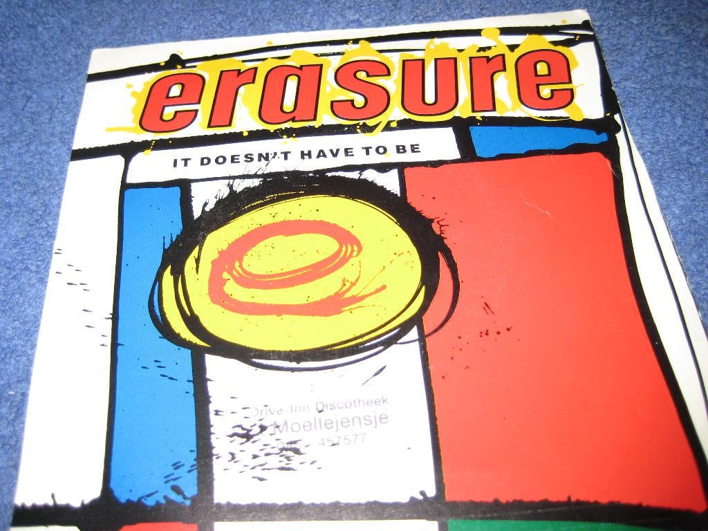 Erasure: It doesn`t have to be, Ophalen of Verzenden, Zo goed als nieuw, Pop, Single