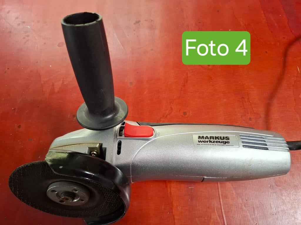 Haakse slijper, Ophalen, Zo goed als nieuw