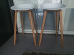 *** HAY about a stool AAS32 barkrukken/WIT&ZWART (73cm)***, Ophalen, 5 krukken of meer, Hout, Met voetsteun