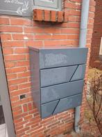 Antraciet pakketbrievenbus met klep, Tuin en Terras, Brievenbussen, Ophalen, Nieuw, Staal, Wandbrievenbus