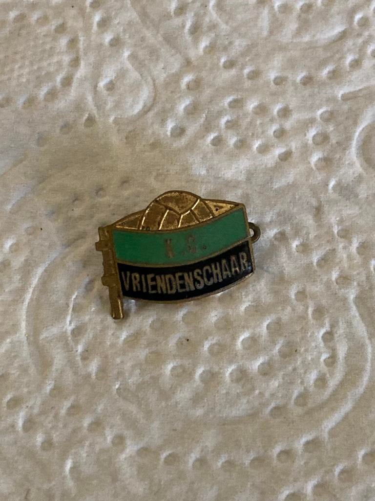 Oude broche vriendenschaar, Ophalen of Verzenden, Gebruikt, Overige kleuren, Overige materialen