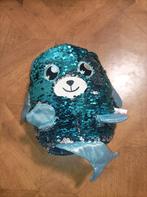 Glitter palz knuffel-Pailletten-Groen/Blauw Zilver, Ophalen of Verzenden, Zo goed als nieuw, Overige typen