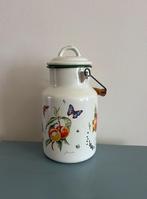 Mooie emaille melkbus door Janneke Brinkman-Salentijn., Gebruikt, Janneke Brinkman, Janneke Brinkman, Ophalen of Verzenden