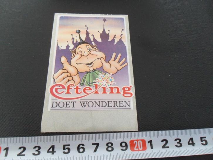sticker efteling doet wonderen - strip laaf, Verzamelen, Stickers, Zo goed als nieuw, Ophalen