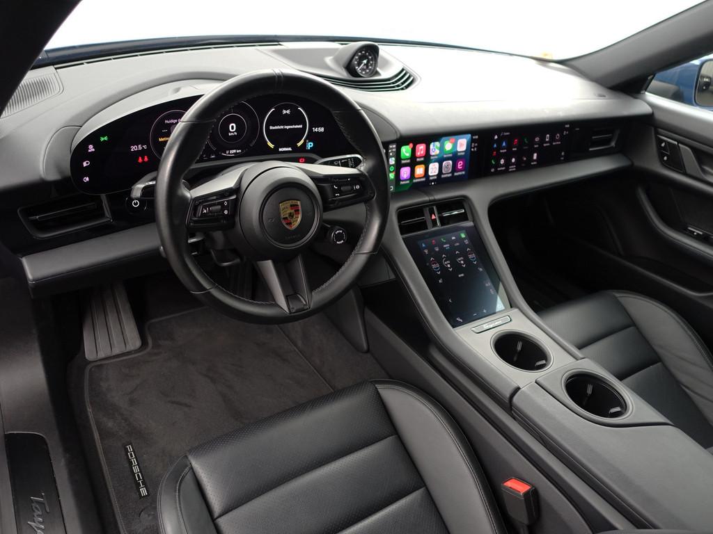 Porsche Taycan Performance 84 kWh- Bijrijdersdisplay, Panora, Auto's, Achterwielaandrijving, Gebruikt, Met garantie (alle), Sportstoelen