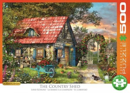Eurographics - The Country Shed - 500XL stukjes, Hobby en Vrije tijd, Denksport en Puzzels, Ophalen of Verzenden, 500 t/m 1500 stukjes
