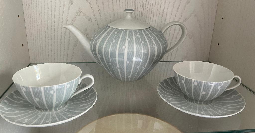 Vintage Thee-set Seltmann Weiden "Isolde" - Mid Century, Antiek en Kunst, Antiek | Servies los, Ophalen of Verzenden