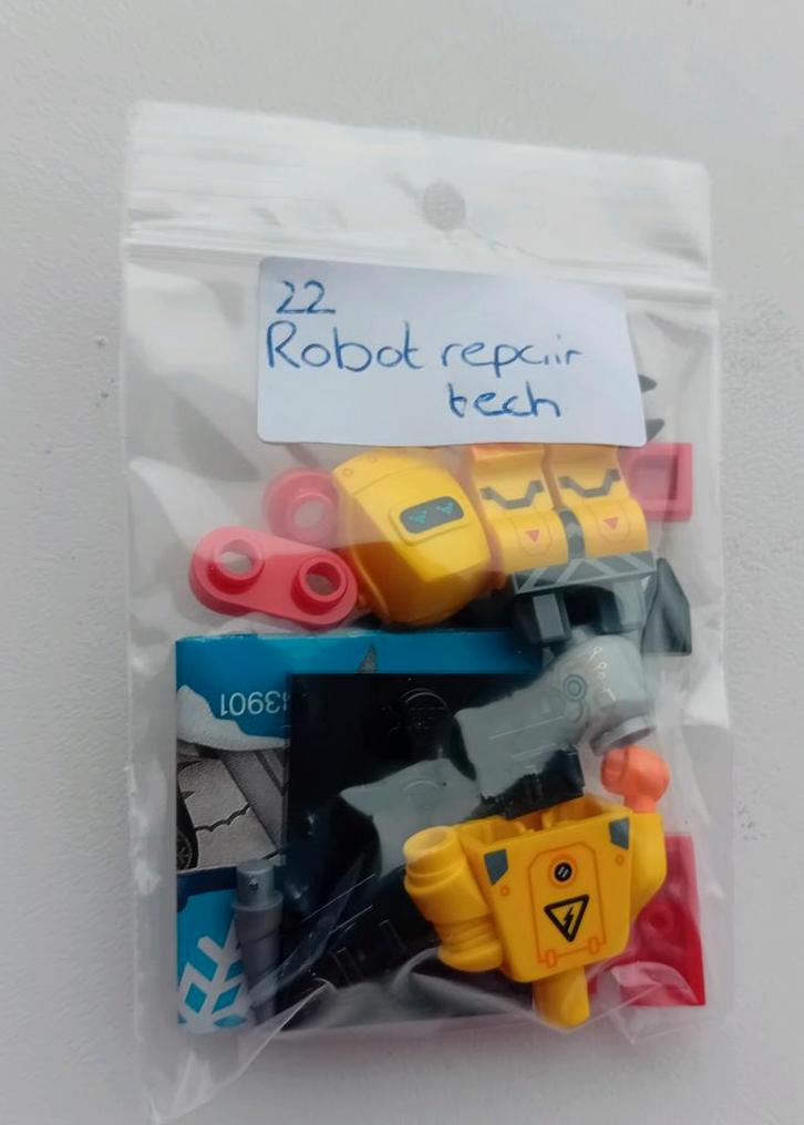 Lego minifiguur Robot repair tech,  nieuw, CMF 22, Kinderen en Baby's, Speelgoed | Duplo en Lego, Nieuw, Lego, Complete set, Ophalen of Verzenden