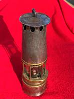 Mijnwerkerslamp Hubert Joris, origineel & mooi! Rond 1905!, Antiek en Kunst, Verzenden