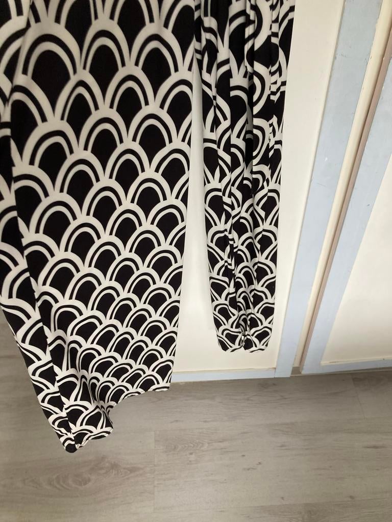 Nieuwe Pescara Jumpsuit Zwart Wit Wijde Pijp Maat 42/44, Ophalen of Verzenden, Nieuw, Maat 42/44 (L), Zwart