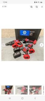 UFEQUIPMENT GX 5421 4-in-1 Accu Gereedschap Set 21V, Boormachine, Ophalen of Verzenden, Variabele snelheid, Gebruikt