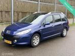 Peugeot 307 SW 1.6-16V Pack 7zitter/NAP/APK/LAGEKM, Gebruikt, 4 cilinders, 715 kg, Blauw