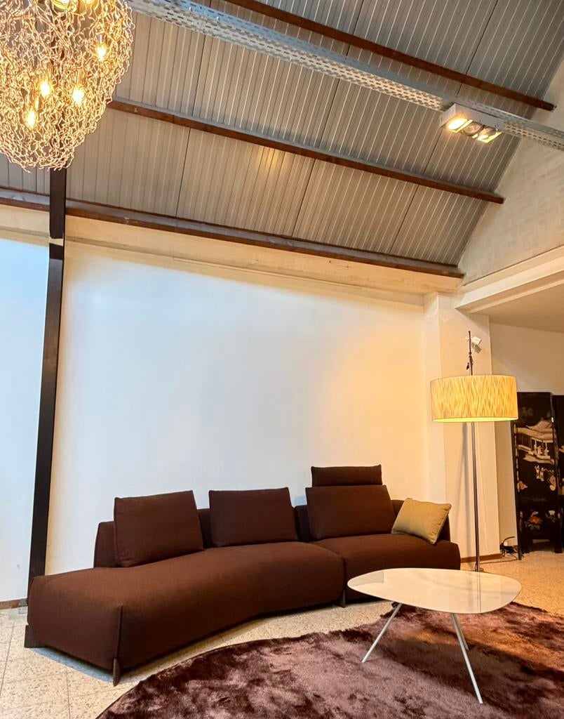 Leolux Naila hoek/ lounge bank NIEUW, Ophalen, Nieuw, Minder dan 150 cm, Stof