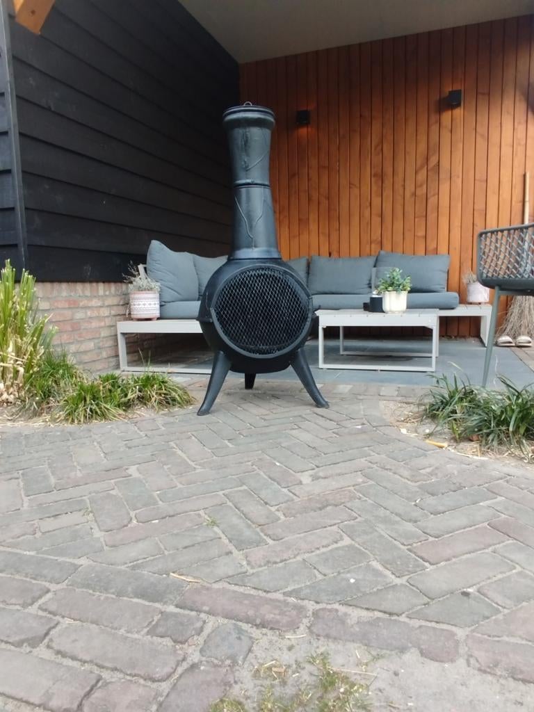 Mooie buiten kachel, Ophalen of Verzenden, Zo goed als nieuw