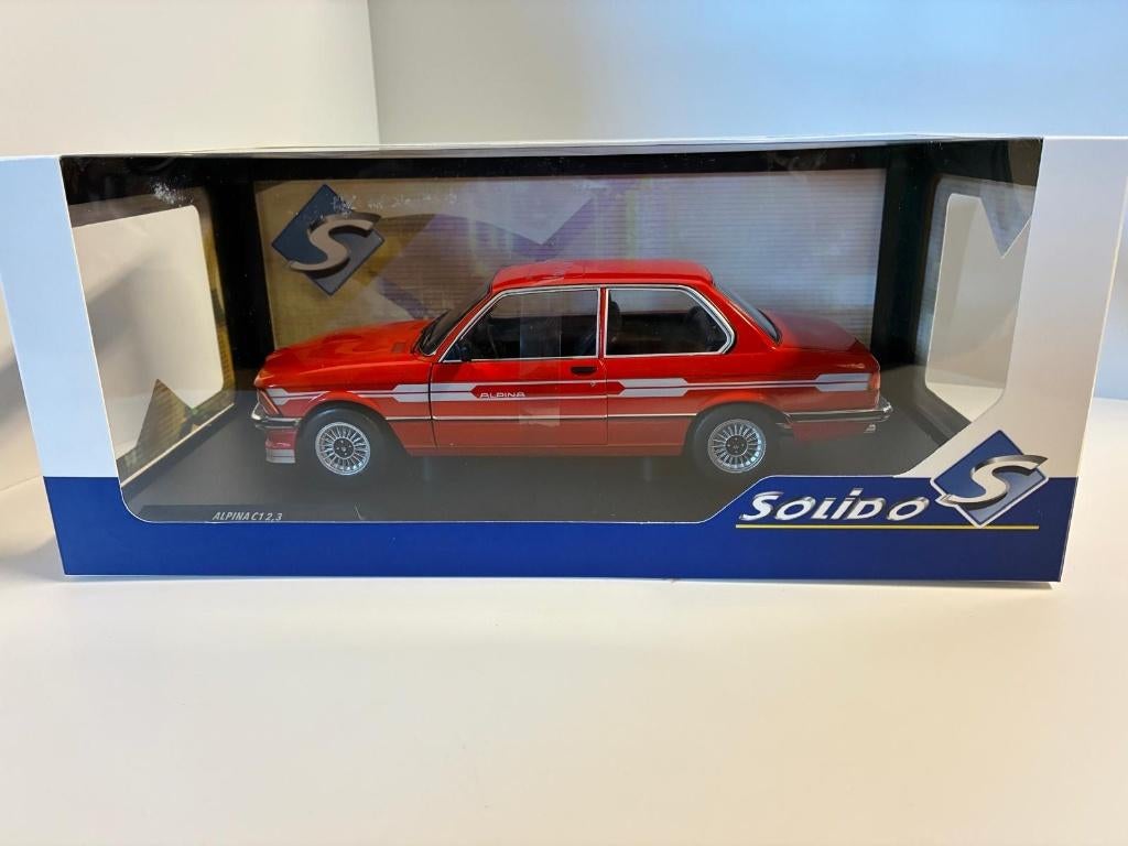 27703: BMW 3-serie E21 Alpina C1 2.3 - 1980 - Solido 1:18, Hobby en Vrije tijd, Modelauto's | 1:18, Solido, Auto, Solido, Nieuw