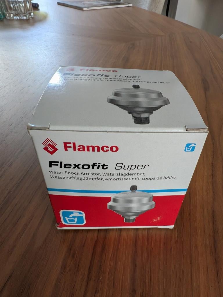 Flamco Flexofit Super Waterslagdemper nieuw in verpakking, Ophalen of Verzenden, Nieuw, Overige typen