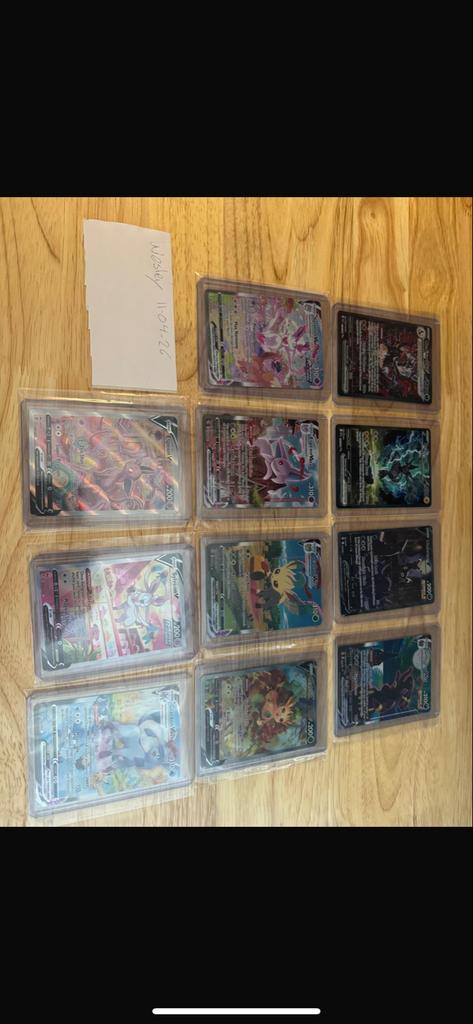 Pokémon Kaarten Collectie - V, VMAX, Full Art, Ophalen of Verzenden, Zo goed als nieuw, Meerdere kaarten