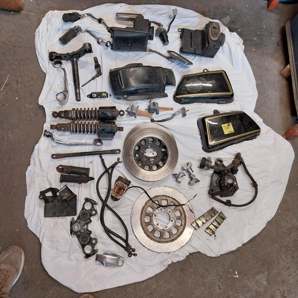 Yamaha XS 650 onderdelen, Ophalen, Gebruikt