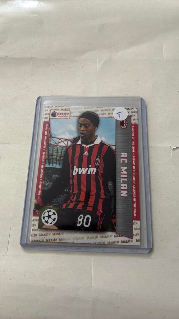 Merlin card ronaldinho, Ophalen of Verzenden, Zo goed als nieuw, Plaatje