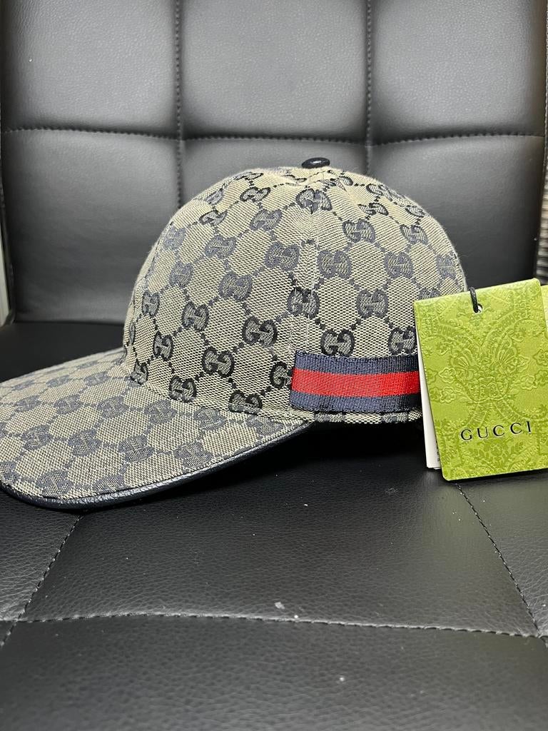 GUCCI HAT/ PET/ CANVAS, Ophalen of Verzenden, Nieuw, Pet