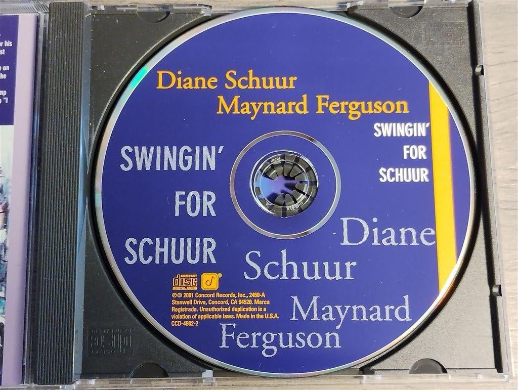 Diane Schuur/Maynard Ferguson - Swingin For Schuur, Ophalen of Verzenden, 1980 tot heden, Zo goed als nieuw, Jazz