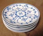 6 ontbijt borden Blau Saks, Gebruikt, Ophalen of Verzenden, Bord(en), Overige stijlen