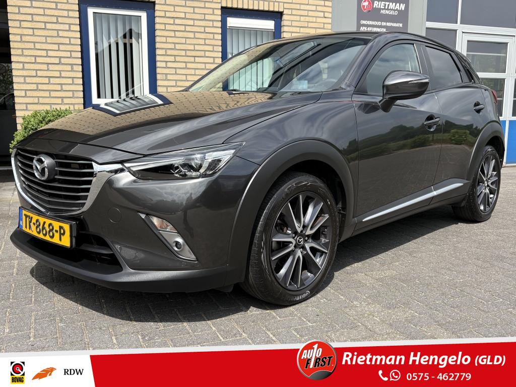 Mazda CX-3 2.0 SAG Skyactiv GT TREKHAAK-CAMERA-LEER- BTW - A, 1998 cc, Euro 6, 4 cilinders, Origineel Nederlands