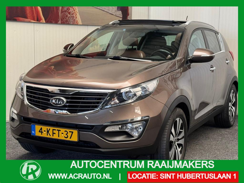 Kia Sportage 2.0 X-CLUSIVE AUTOMAAT SCHUIFDAK VOL LEDER NAVI, Auto's, Kia, Gebruikt, 4 cilinders, Bruin, Leder
