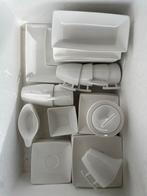 Wit servies set, diverse borden, schalen en kopjes, Ophalen, Keramiek, Zo goed als nieuw, Effen