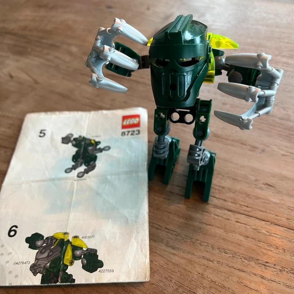 LEGO Bionicle 8723 Piruk – compleet met instructie, Bionicle, Lego, Compleet, Ophalen of Verzenden