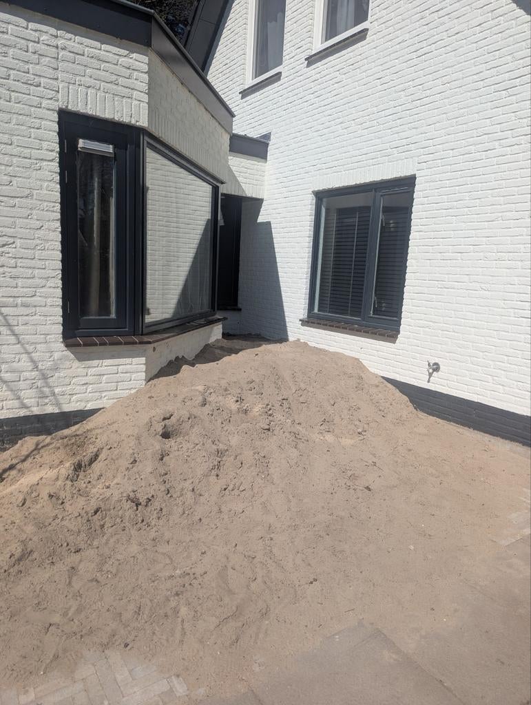 Wit zand, gratis af te halen, Tuin en Terras, Zand, Ophalen, Gebruikt, Ophoogzand