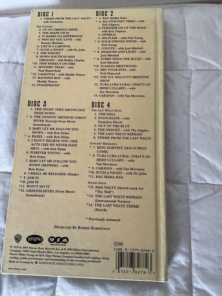 The Band - The Last Waltz CD Boxset, Ophalen of Verzenden, 2000 - 2009, Gebruikt, Boxset