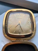 Vintage Reiswekker Europa - 7 Jewels - goldplated, Antiek en Kunst, Ophalen of Verzenden