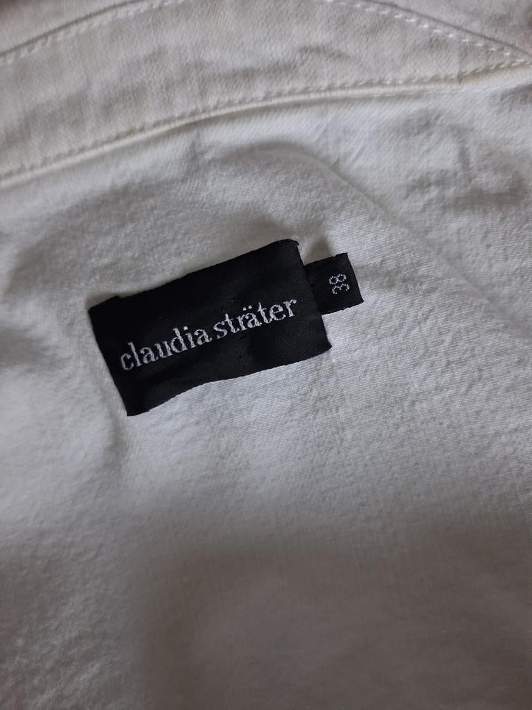 claudia strate, spijkerjasje wit maat 38 dames, Ophalen of Verzenden, Zo goed als nieuw, Maat 38/40 (M), Wit