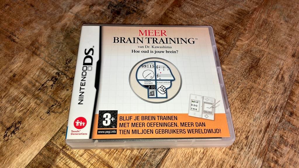 Meer Brain Training Nintendo DS, Ophalen, Puzzel en Educatief, 1 speler, Zo goed als nieuw