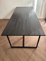 Zwart houten tafel te koop, Ophalen, Gebruikt, 200 cm of meer, 50 tot 100 cm