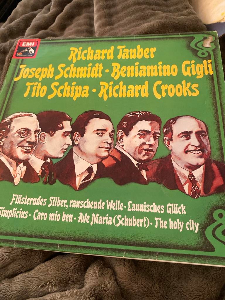 Richard Tauber, Joseph Schmidt, Beniamino Gigli LP, Gebruikt, Modernisme tot heden, Ophalen of Verzenden, 12 inch
