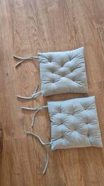 Set van 2 tuinstoelkussens - Lichtgrijs blauw, Ophalen, Zo goed als nieuw