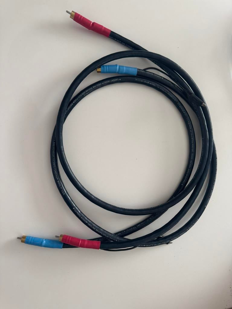 Cardas Audio Hexlink Series Golden Five 1,5m interlink, Ophalen of Verzenden, Zo goed als nieuw, Minder dan 2 meter, Interlink-kabel
