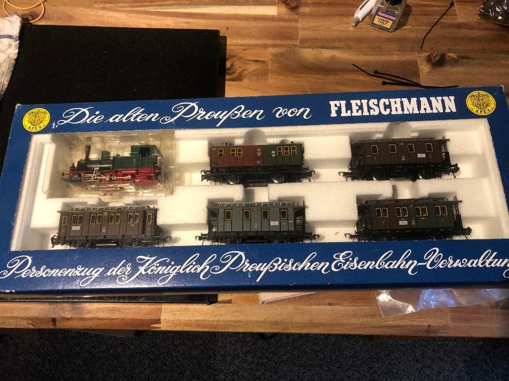 Fleischmann die alten Pruissen, Hobby en Vrije tijd, Modeltreinen | H0, Treinset, Gelijkstroom, Fleischmann, Ophalen of Verzenden