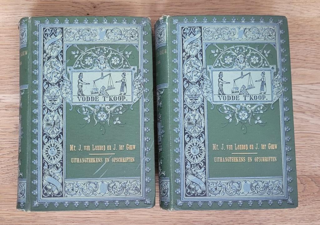 De Uithangteekens / De Opschriften – 2 delen (1888), Ophalen of Verzenden, Zie beschrijving