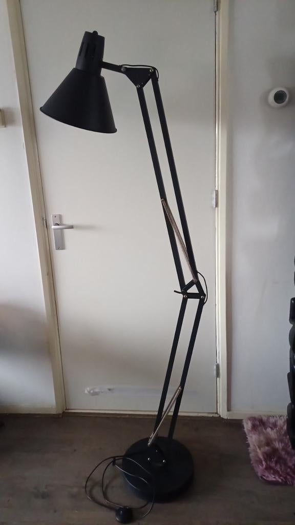 Industrial Brilliant Winston lamp zwart, Ophalen of Verzenden, Zo goed als nieuw, Minder dan 100 cm