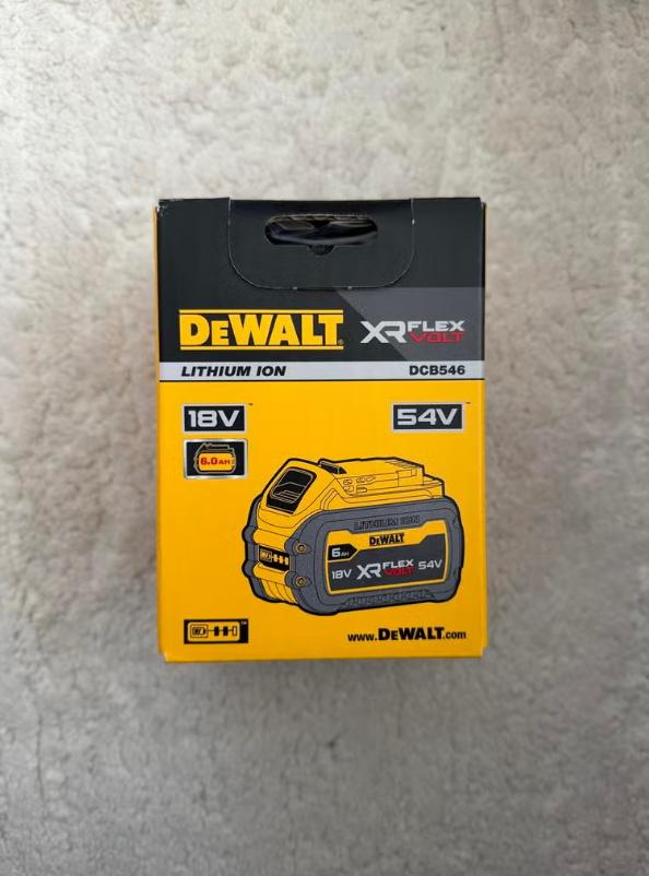 NIEUW DeWalt XR FlexVolt 18V/54V Accu 6.0Ah DCB546, Ophalen of Verzenden, Nieuw